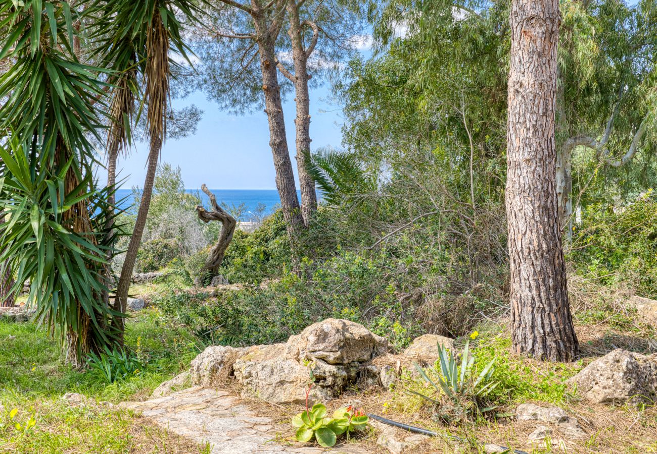 Fattoria a Patù - Graziosa casa in pietra, vista mare e vasca idromassaggio