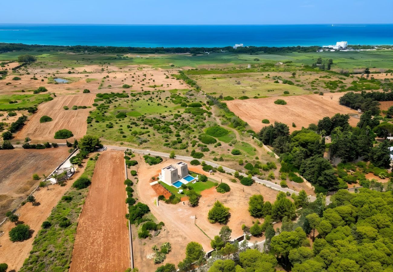Villa a Gallipoli - Lussuosa Villa Torre con 2 piscine vicino spiaggia