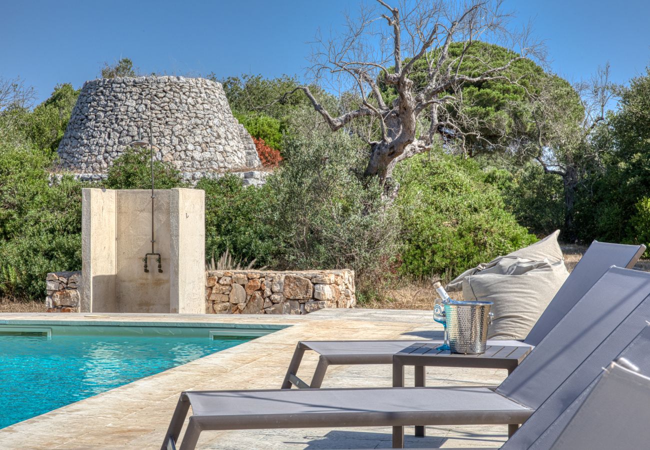 Villa a Pescoluse - Graziosa villa con piscina a 2 km dal mare