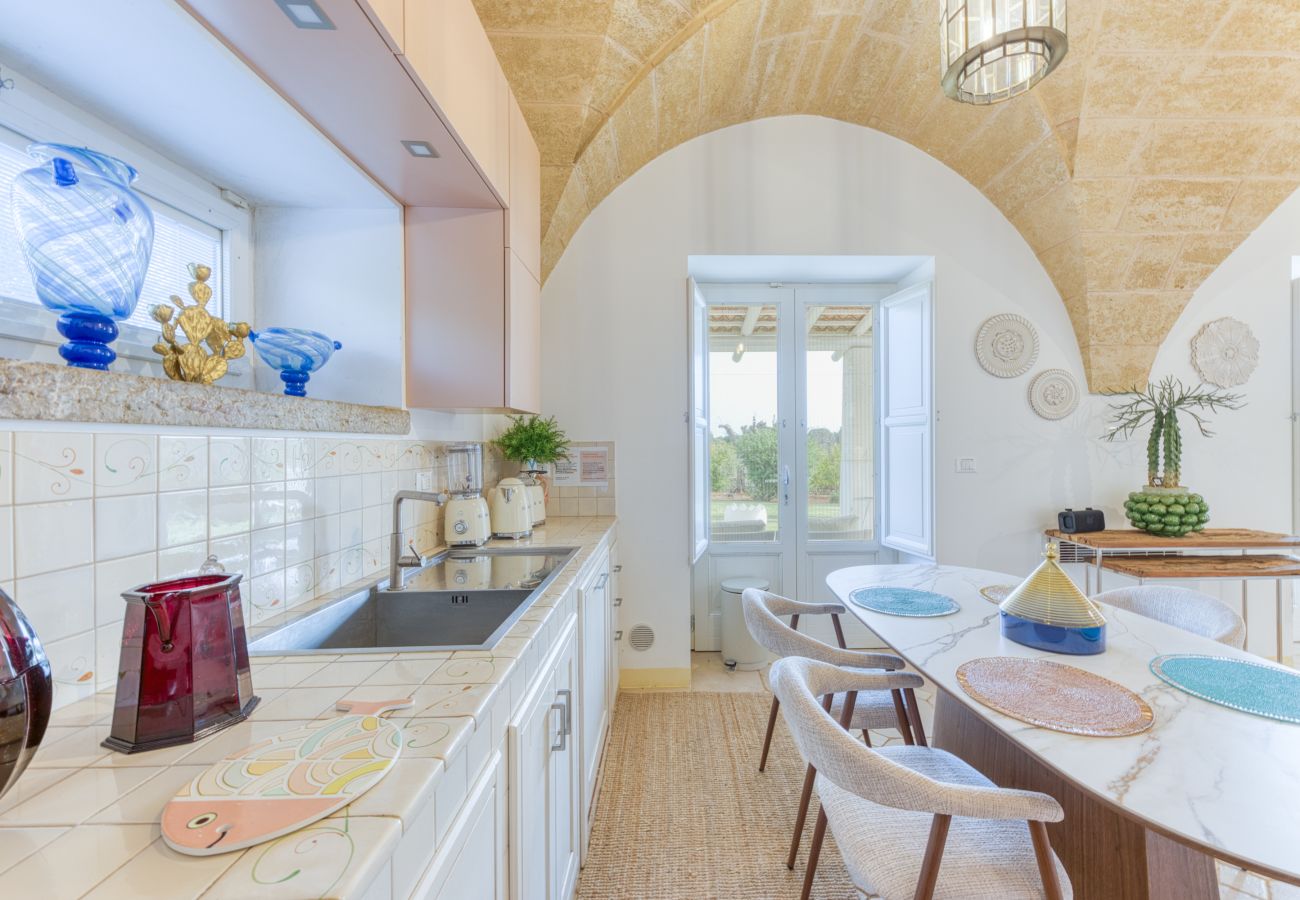 Villa a Pescoluse - Deliziosa villa con piscina e grande giardino
