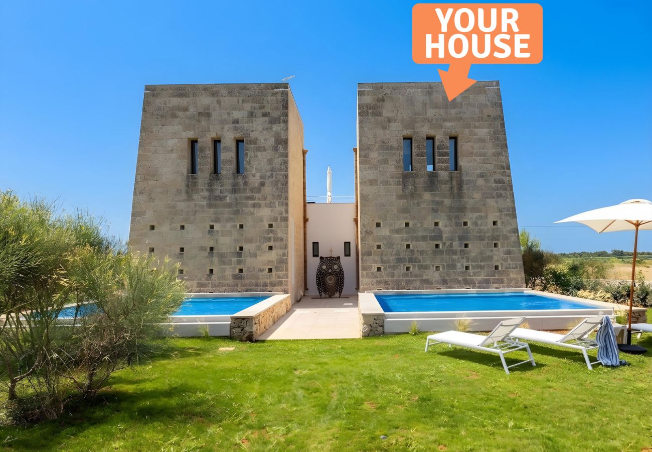 Villa a Gallipoli - Fantastica villa con piscina a 1km da spiaggia (B)