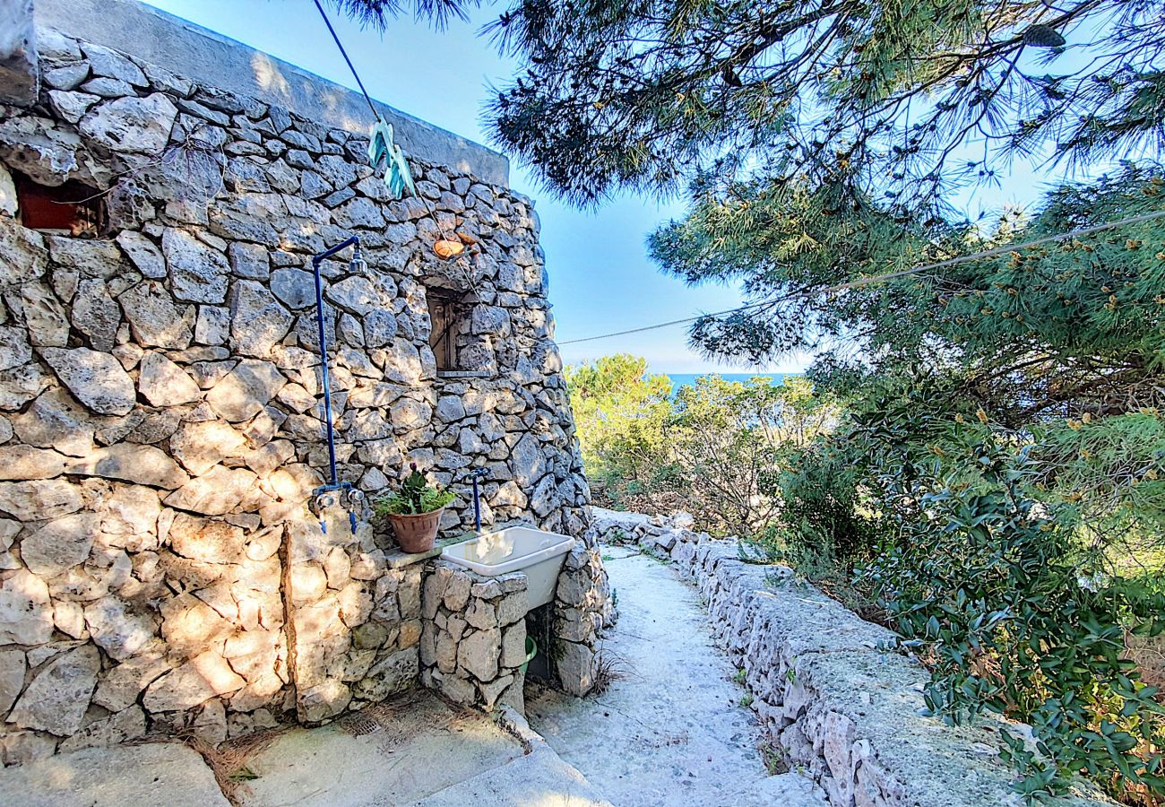 Trullo in Castro - Working from home? Trullo with sea access and business wifi (house F)
